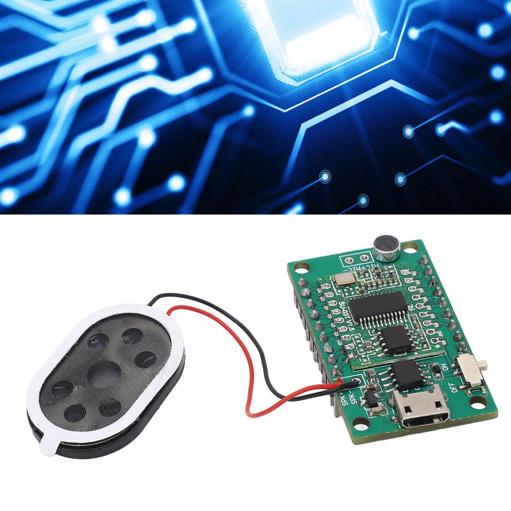 AI Intelligent Voice Recognition Module Offline Speak Control Development Board Onboard Micro USB In