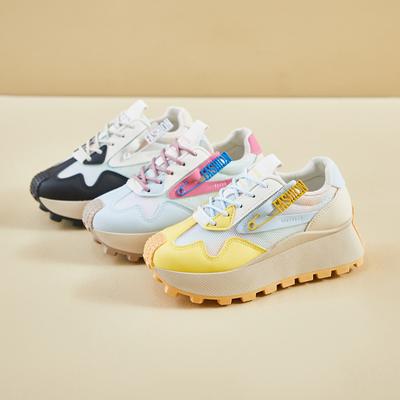Damskor för promenader, vardagliga, bekväma, lätta, halkfria, chunky platå, dad shoes för kvinnor, löparskor, utomhusträning, sportskor