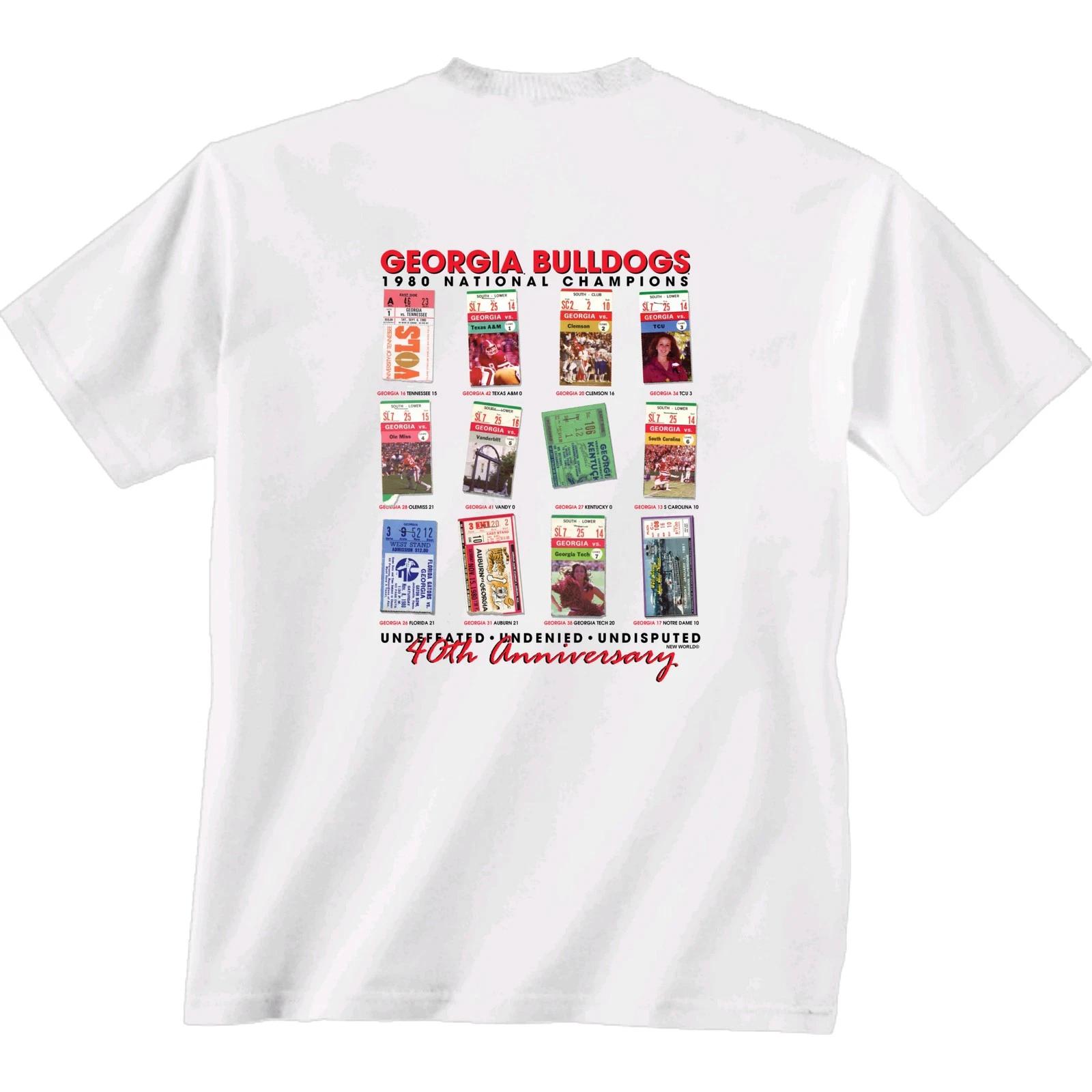 New World Graphics UGA 40th Anniversary Short Sleeve T-Shirt S
