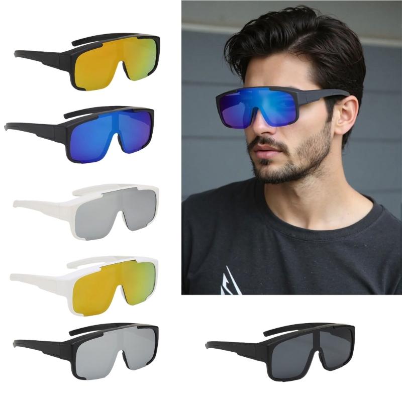 Cycling Glasses Sports Sunglasses Road Cycling Eyewear Fishing Driving Goggles Oversized Fit Over Glasses Easy To Use