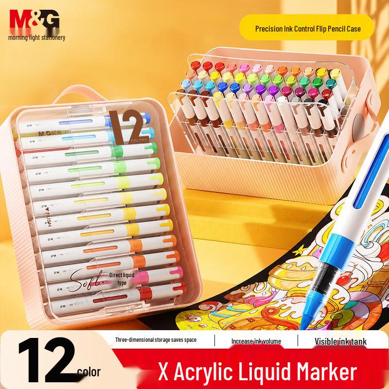 M&G Direct Liquid Acrylic Marker Pens
