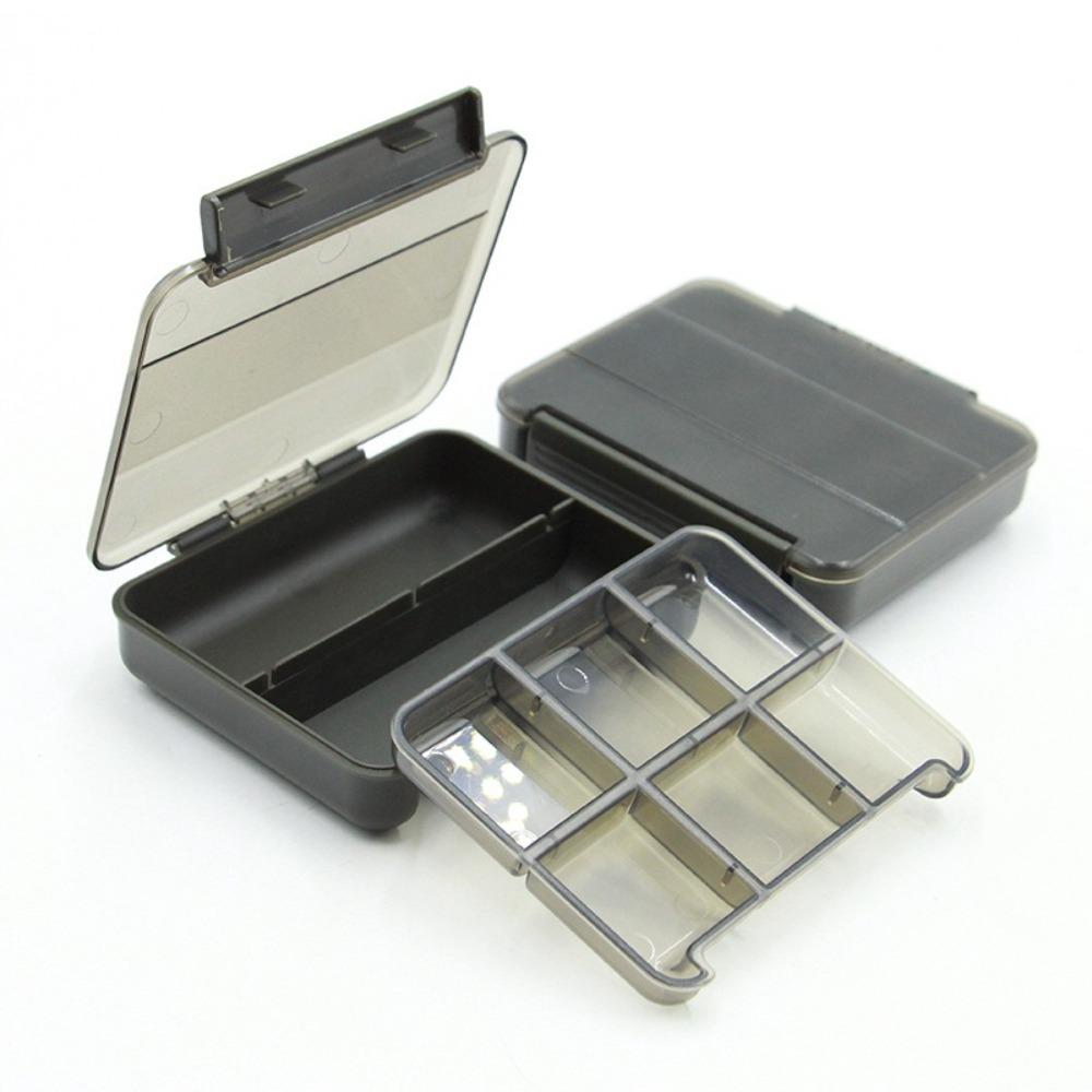 Built-in Grids Fishing Accessories Box Waterproof Design Plastic Container Outdoor Storage