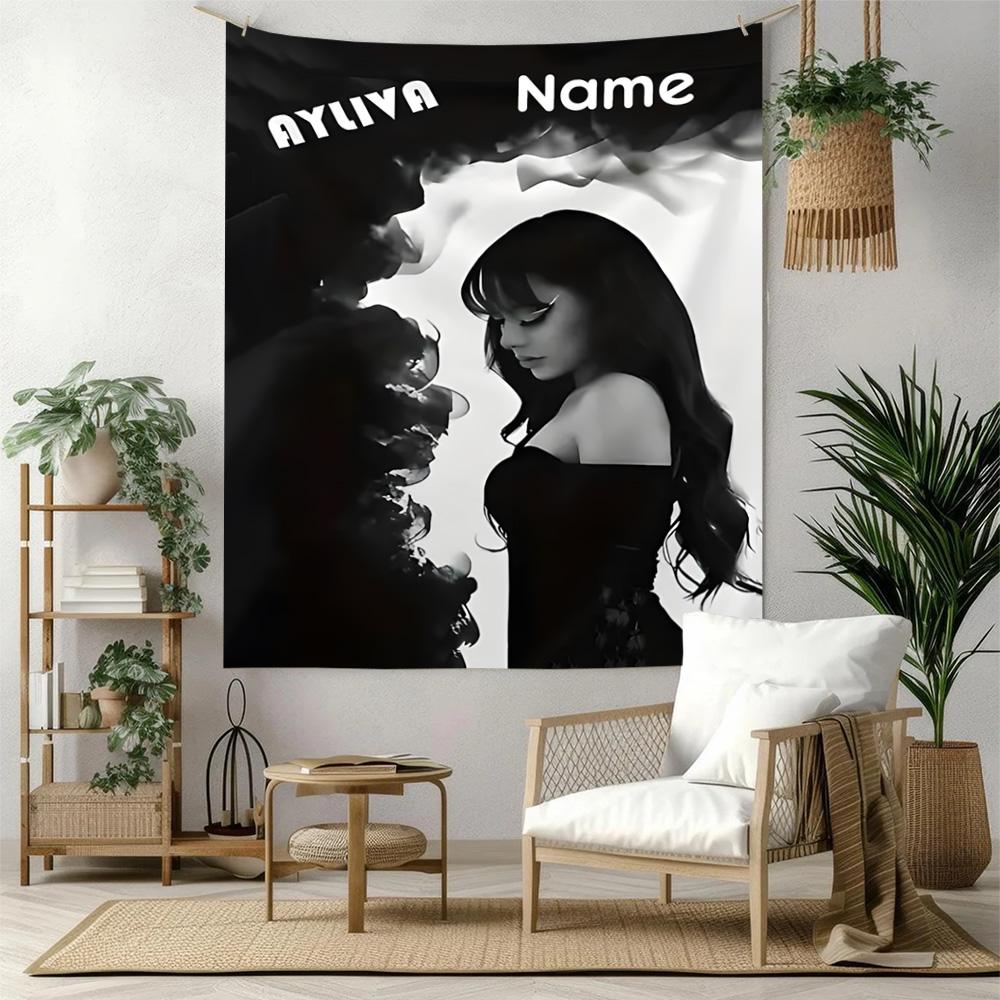 Ayliva Custom Your Name Wall Decor Tapestry Art For Pet Memorial Birthdaywedding Party Backdrop Family Gift