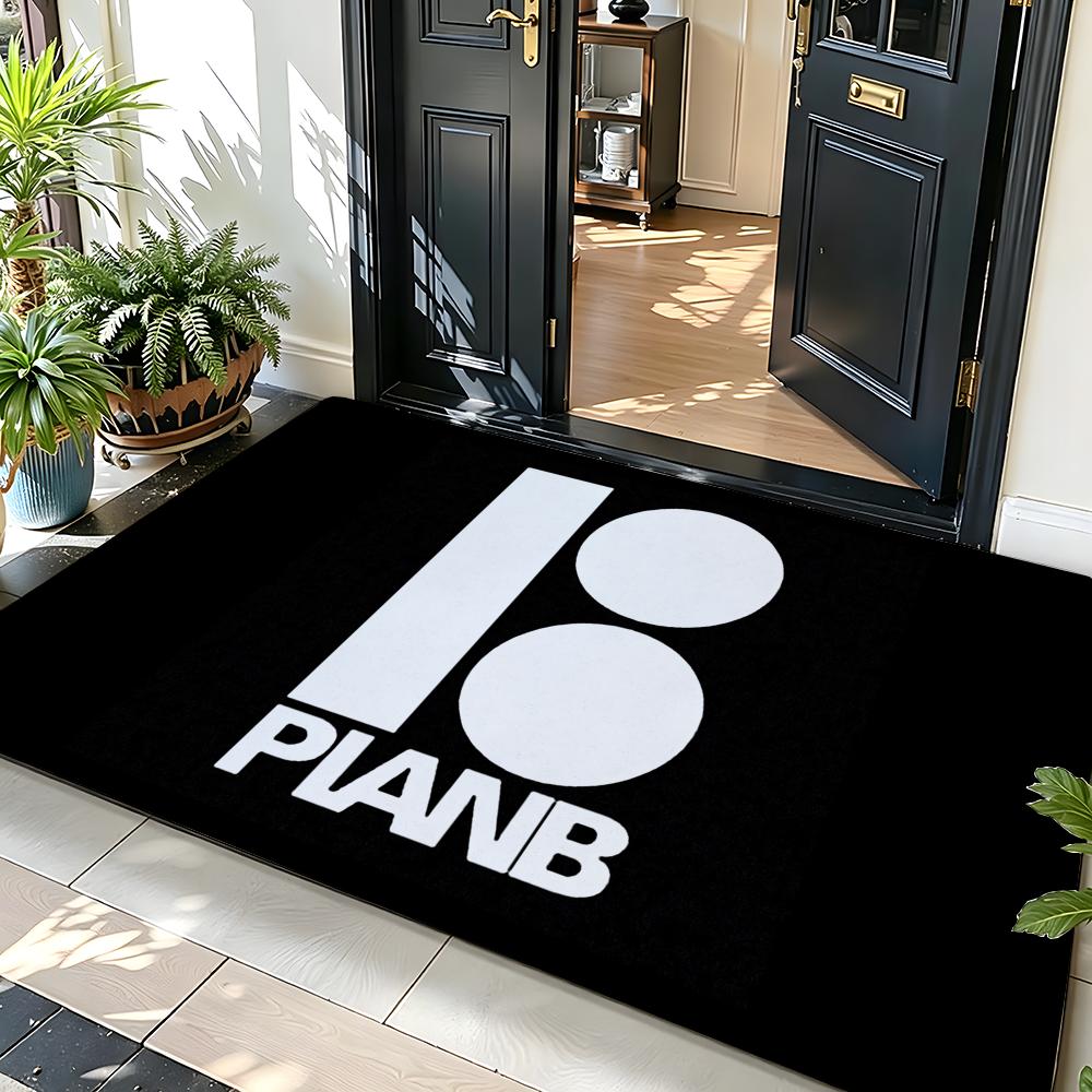 Sport P-Plan B Skateboards Floor Mat Soft Flannel Floor Mat Suitable for Entryways, Living Rooms, Bedrooms, and Bathrooms