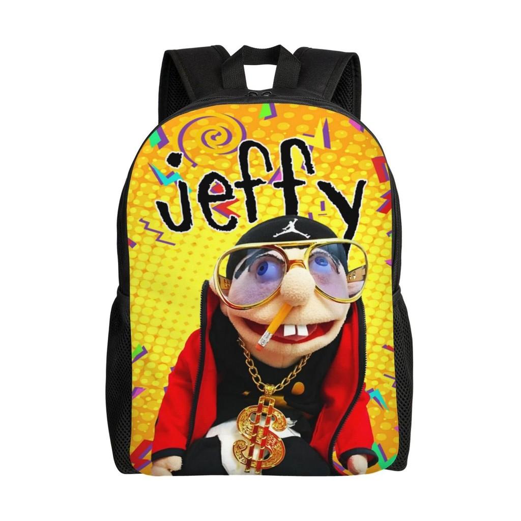 

Jeffy Woodyotime Sml Cute Cartoon Pattern Children Large Backpack Capacity 04