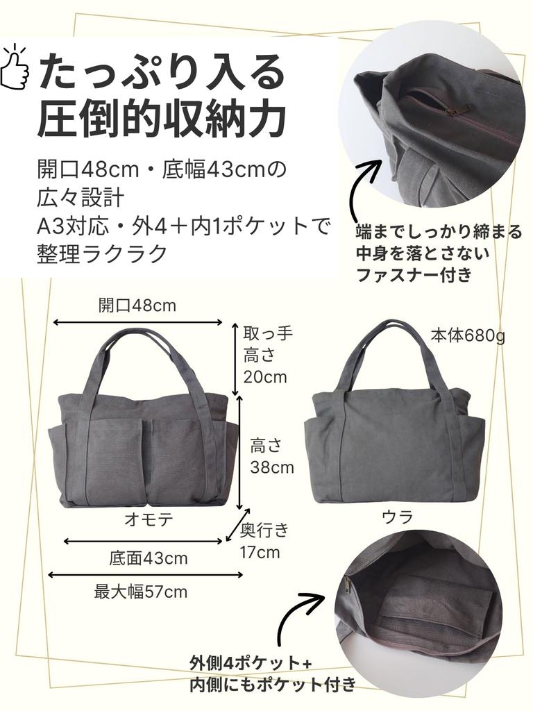 Renlock Canvas-Tragetasche mit großem Fassungsvermögen für Damen, passend für A4-Formate, leicht, schlicht und stilvoll, perfekt für den Weg zur Arbeit, die Schule und Reisen, mit