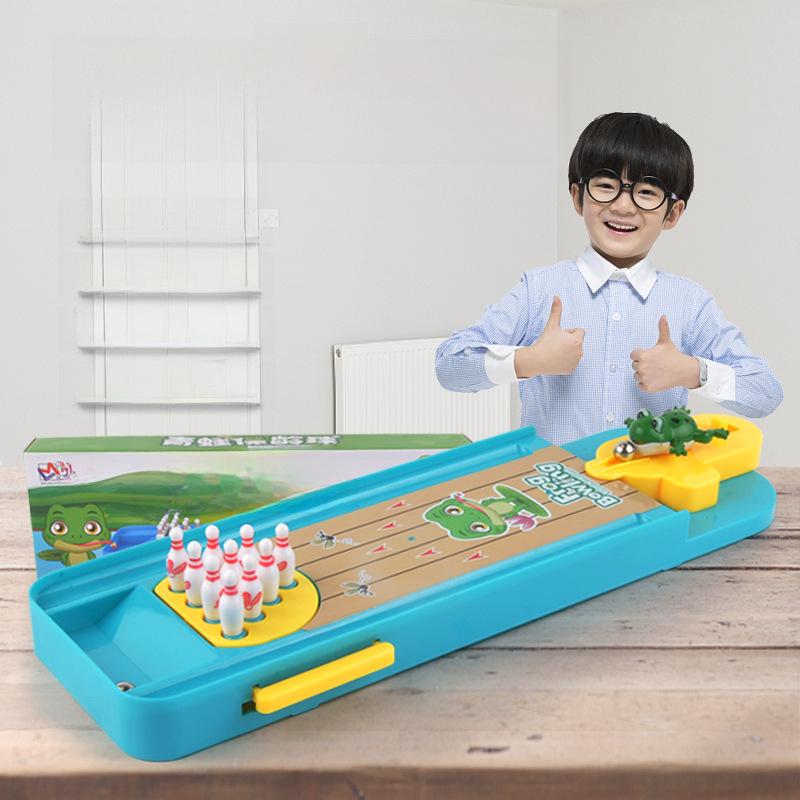 Mini Frog Bowling Marble Catapult Educational Toy for Kids