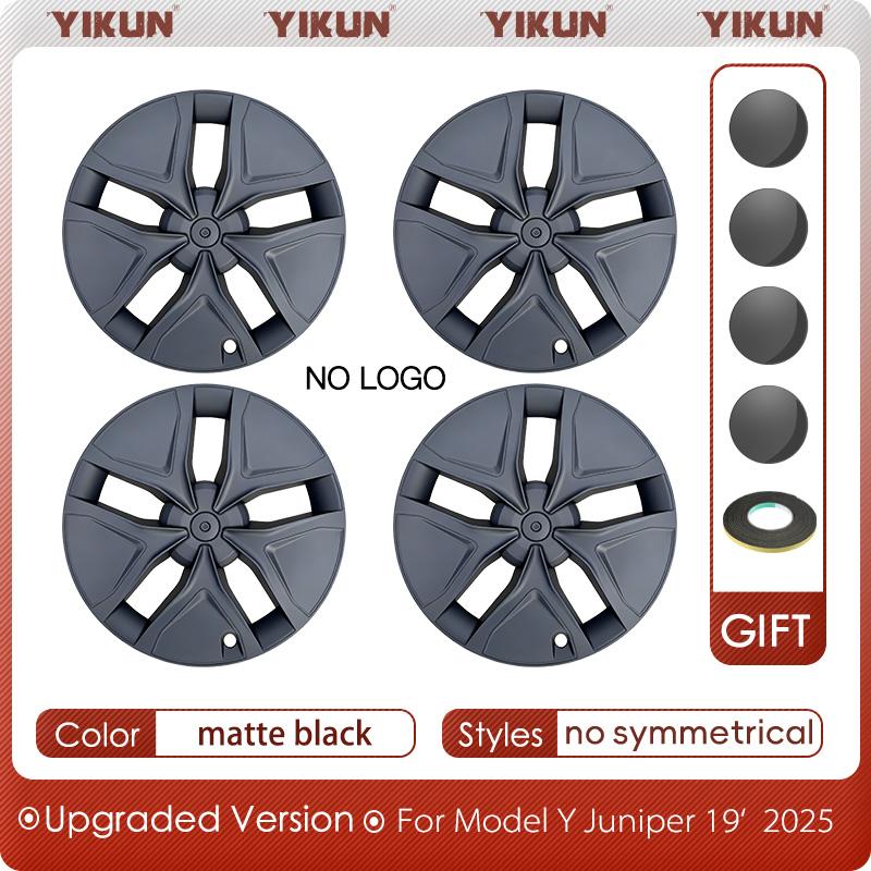 19 Inch 4PCS HubCap for New Tesla Model Y Juniper Performance Wheel Cap Replacement Automobile Full Rim Cover Accessories 2026