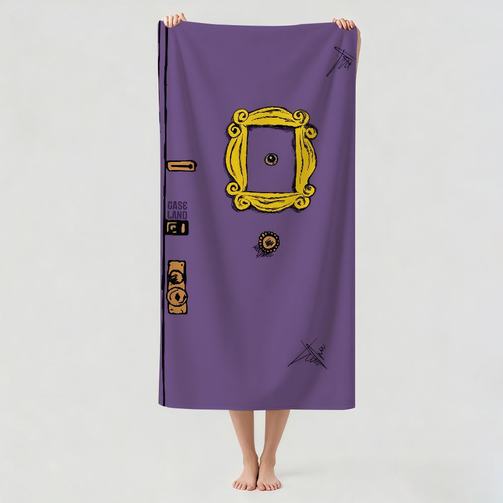 Funny tv F-Friends Towel Drying Bath Towel Applicable To Light Swimming Camping Yoga Beach Out