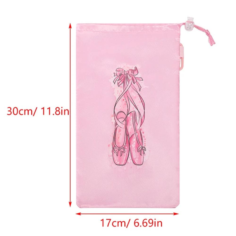 Практичная портативная сумка-чехол для танцевальной обуви дышащая сетчатая сумка-сумка для танцевальной обуви на шнурке органайзеры для балетной обуви для девочек розовый 1140₽