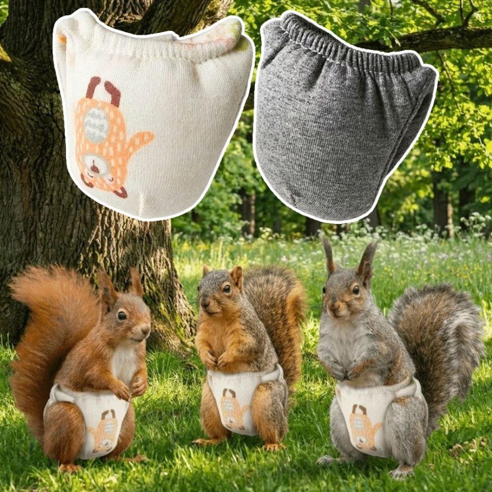 Adjustable Pet Training Pants Breathable Squirrel Underwear For Guinea Pigs, Squirrels