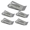 Metal Belt Clip Holster Sheath Belt Clip Double Holes Clasp Spring Buckle Hook for Belt Bag Leather DIY for Wallets Pouches