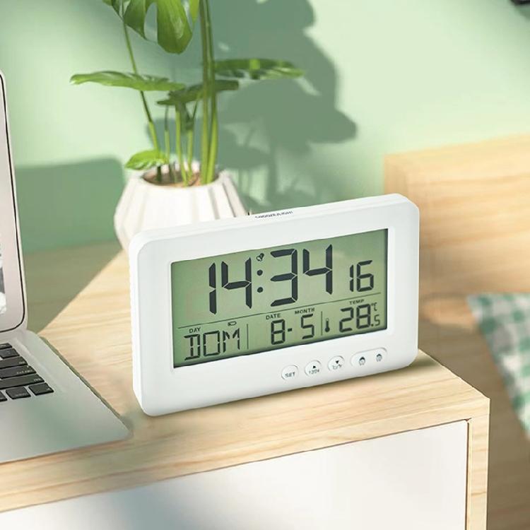 Functional Bedsides Digital Alarm Clock Stylish Digital Alarm Clock with Alarms Date Temperature Display for Track Time