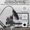 V8 Bluetooth Live Sound Card with BM-800 Microphone Compatibility for Mobile Phones