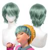 Demon Hunters Costume Wigs Saja Boys Baby Cosplay Synthetic Wig Green Short Wigs Halloween Party Supplies Cosplay Props