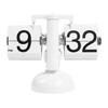 Mooas Flip Clock, Home & Office Decoration, Retro Clock, Desk Clock (White)