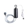 Aquarium Air Pump USB Mini Fish Tank Oxygen Pump Portable Silent Air Aerator Pump Oxygen Bubbler with Air Stone for Small Medium Fish Tanks Pond