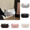 Shoulder Compact Pu Bag With Bow Decoration And Inner Layer For Commuting Daily