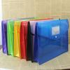 Three-Dimensional Plastic File Bag Clear Data Bag Folder Papers Ticket Bag A4 B4 Transparent Document Storage Organizer
