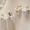 Space Saving Toothbrush Holder For Small Bathrooms Self Adhesive Bathroom Rack Organiser For Bathroom
