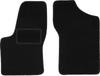 Black Front Floor Mats For: Fiat Seicento Hatchback (1998-2010)