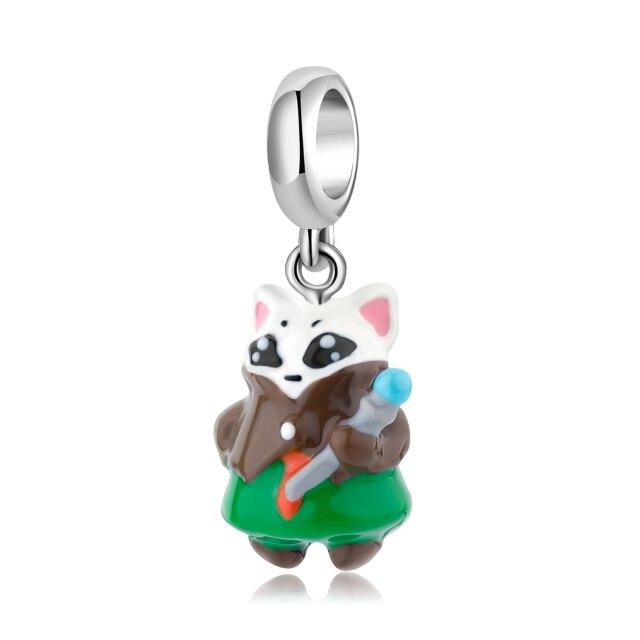 Animal City Wizarding World Life Tools Pendants Genuine 925 Sterling Silver Funny Charms Diy Accessories Fit Bracelet