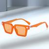 Artsy Retro Design Uv400 Sunblock Sunglasses Personality Square Makeup Small Face Street Shot Wearing Sunglasses For Ladies