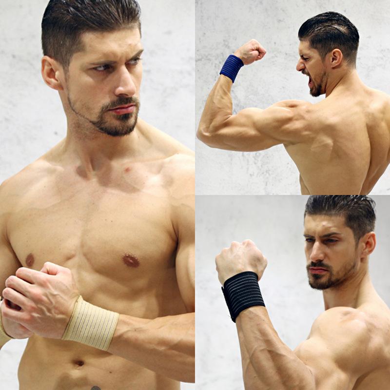 1PCS Elastic Bandage Hand Sport Wristband Gym Support Protector Wrist Brace Tennis Cotton Weat Fitness Wrist Sport  Parts
