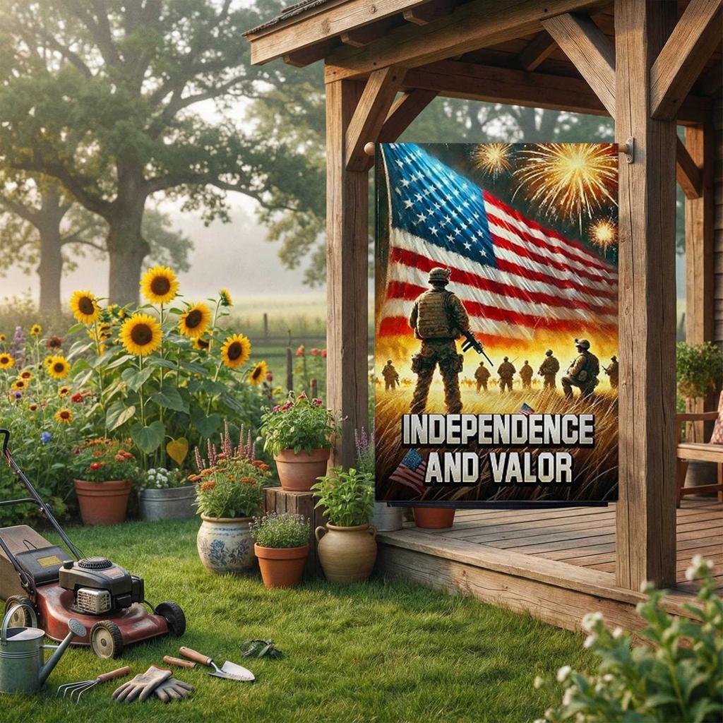 Decorative Garden Flag For The 250th Anniversary Of The United States