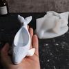 Silicone Candle Holder Molds Whale Shape Candle Cup Molds Silicone Craft Molds Candlestick Molds for Hand-Making Craft