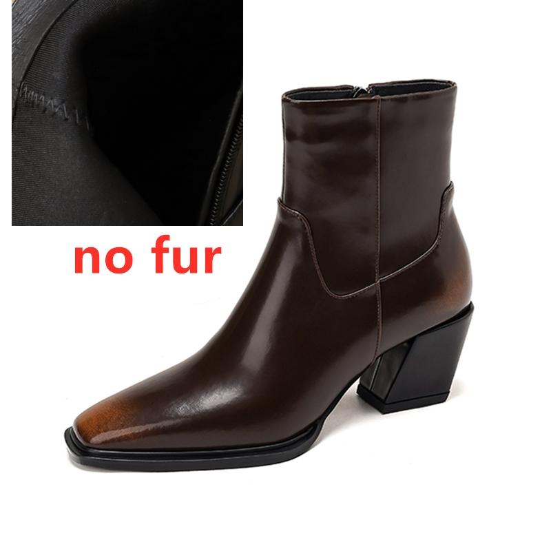 

Мода 2025 Новые женские ботильоны и полусапожки Боковая молния Блочный каблук Женские сапоги Большой размер Винтажные мотоциклетные сапоги женские 35