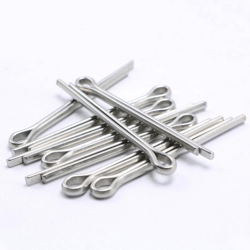 10pcs/lot Mountain Road Bike Lock Pins Hydraulic Bicycle Disc Brake Pad Fixing Stainless Steel Split Pin 4cm Cotter Lock Pin