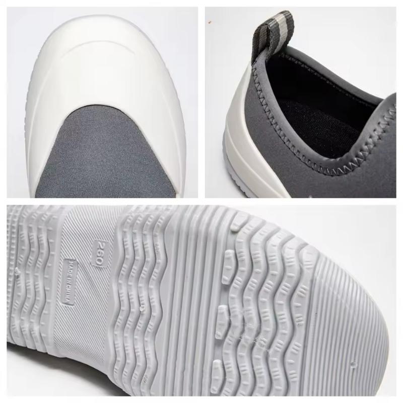 Men's Rain Boots Lightweight Soft-sole No Tired Feet Fishing Water Shoes Large Sizes Available Men's Waterproof