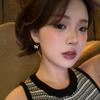 2024 Silver Retro Chinese Style Butterfly Earrings for Women