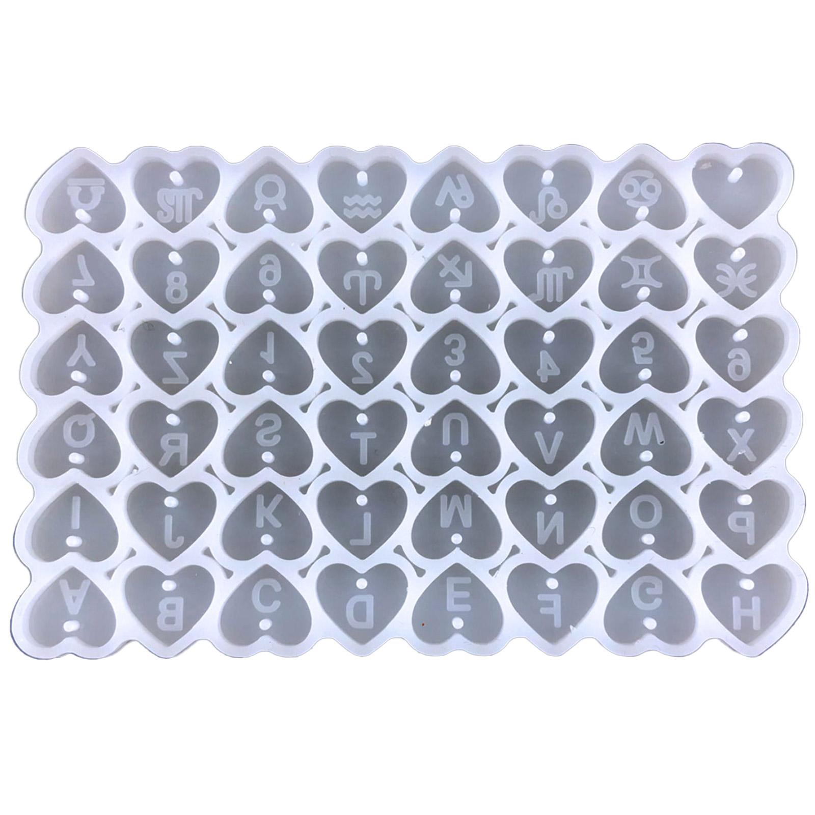 

для Бабочка Любовь Сердце Эпоксидная Форма DIY Буквенно-цифровые Серьги Подвеска Форма Алфавит Созвездие Браслет Силиконовая Форма 1