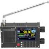 Rádio Portátil de Banda Completa DP 666 com Tela Touch IPS de 2,8 Polegadas, Rádio Digital para Casa, Exterior, Viagem, Acampamento, Sistema RDS, Ondas Curtas HiFi FM AM SDR