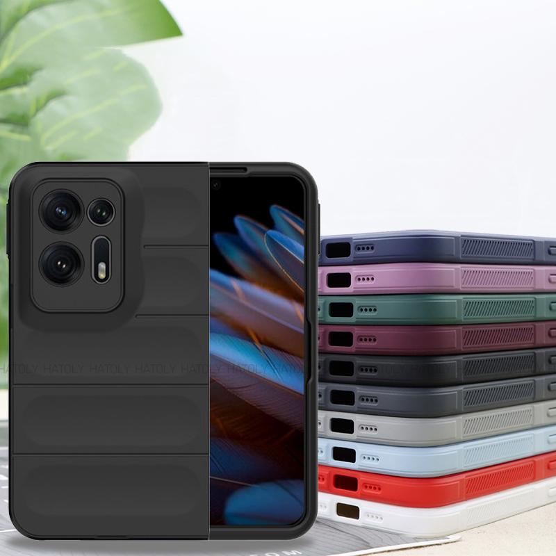 For OPPO Find N2 Case OPPO Find N2 N3 Flip 5G Cover Luxury Matte PC Shockproof Protective Hard Back Phone Cover OPPO Find N2