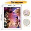 Disney DIY Oil Painting Art Painting Kit Rapunzel Hook Home Wall Decor Handmade Gift Disney Princess Characters Canvas Painting Poster Art
