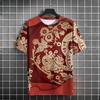 Short sleeved shirt, round neck streetwear T-shirt