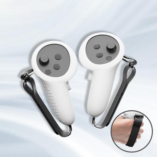 

Силиконовый чехол для контроллера, улучшенный игровой опыт в виртуальной реальности, противоскользящий чехол, устойчивый к царапинам для Oculus/Meta Quest 3 чистый