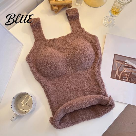 Seamless Chest Pad Vest Winter Women Thermal with Pads German Velve Lining Fast Constant Temperature Base Layer Lock Heating Slim Fit Elastic
