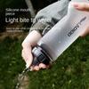 350ml Folding Soft Sport Bottle Thick Design Foldable Water Bag Soft Sports Water Bottle  Jogging