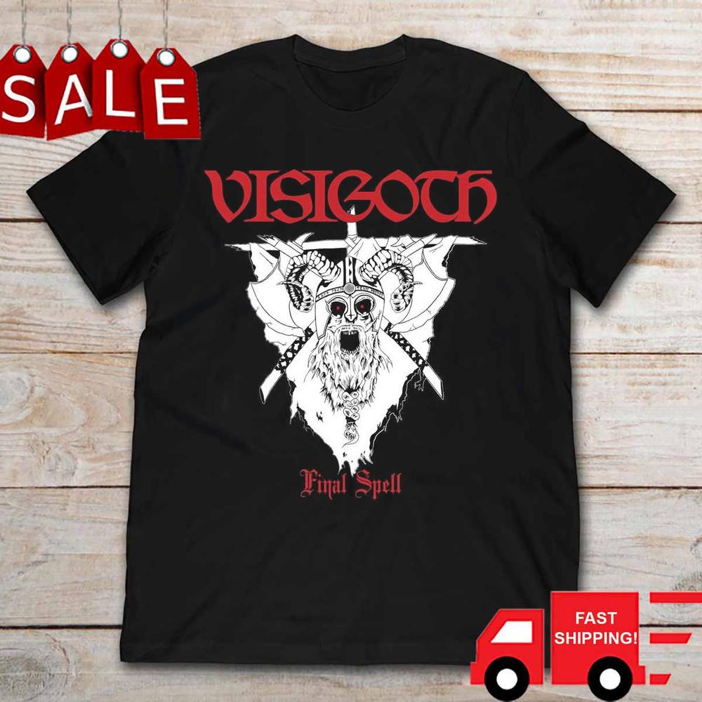 Visigoth Band – Final Spell Shirt Classic Black Unisex S-5XL ND1525 Unisex T-Shirt L