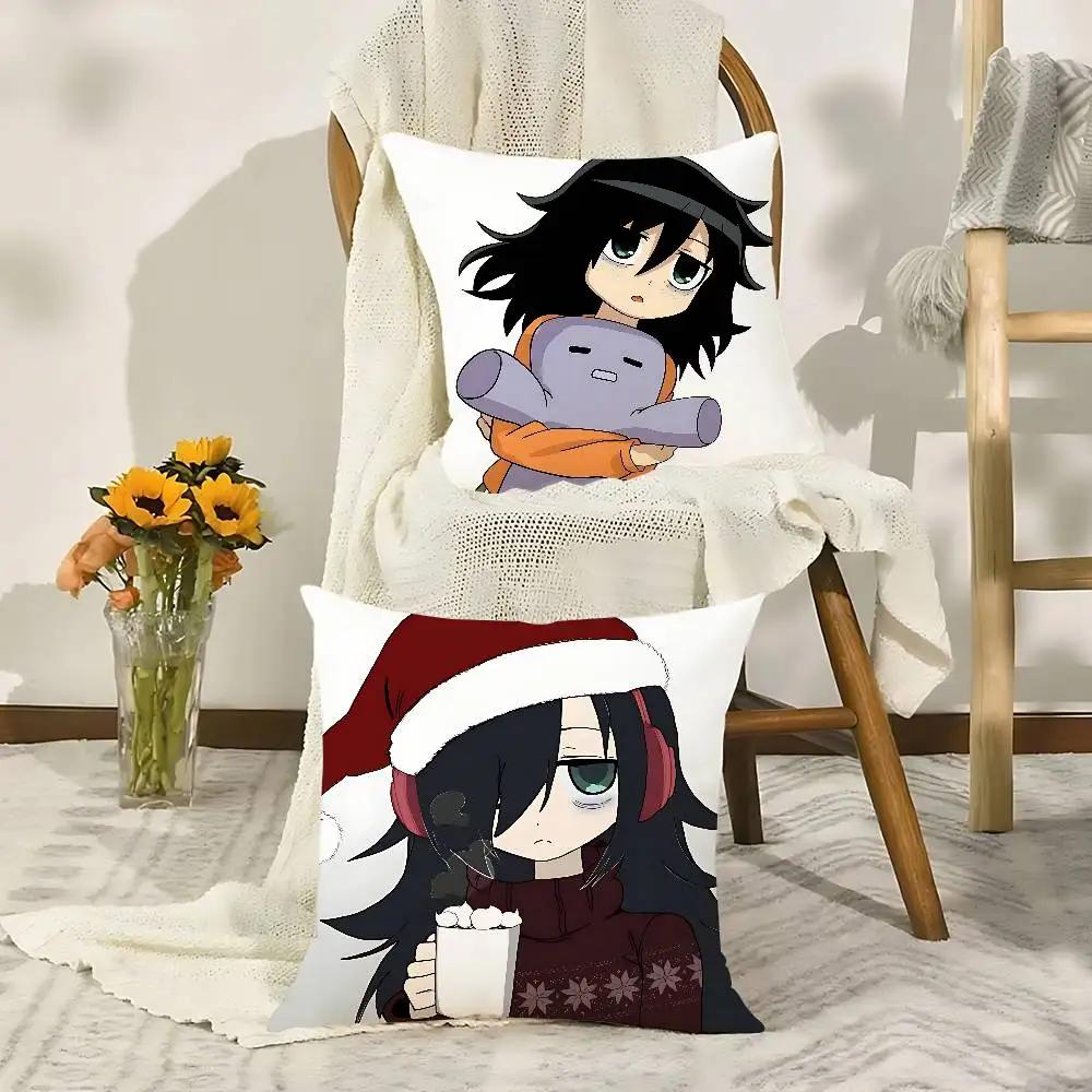 Cute K-Tomoko Kuroki-S Pillow Case Cushion Cover Soft Cute Throw Pillow Case For Car Sofa Pillowcase Polyester With Zipper