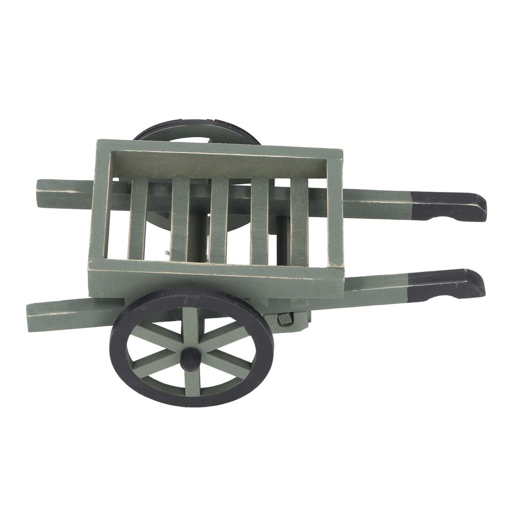 1:12 Puppenhaus Gartenwagen Spielzeug Dekorativ Realistisch Möbelzubehör Miniatur Gartenwagen