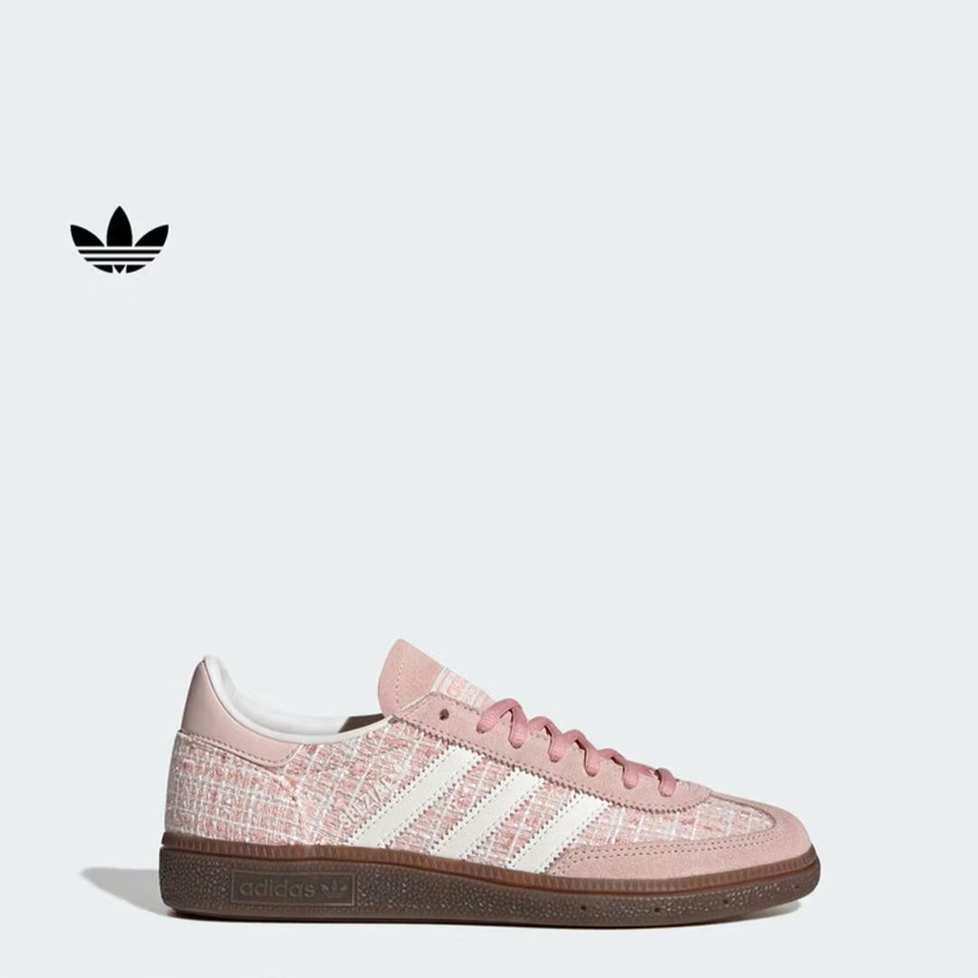 

Adidas Обувь Т-образной формы Специальная для гандбола Классические кроссовки Adidas Трилистник R4503 35.5 розовый
