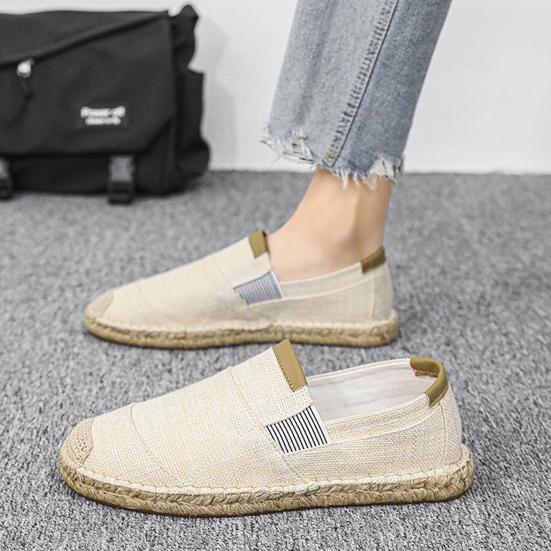Canvas Shoes 2026 Men's Summer Trend Linen Fisherman Shoes Men's Breathable Casual Old Beijing Cloth Shoes