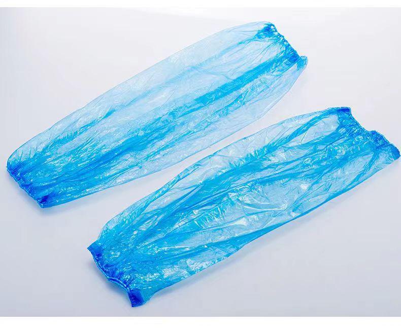 100 Maniche da Braccio Monouso Impermeabili: Addensato, A prova di olio, Plastica per Autunno/Inverno