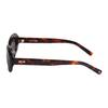 MCM Mirror Leg Side Engraved Logo Irregular Shape Sunglasses Unisex sunglasses Black White Tortoise MCM0037-D