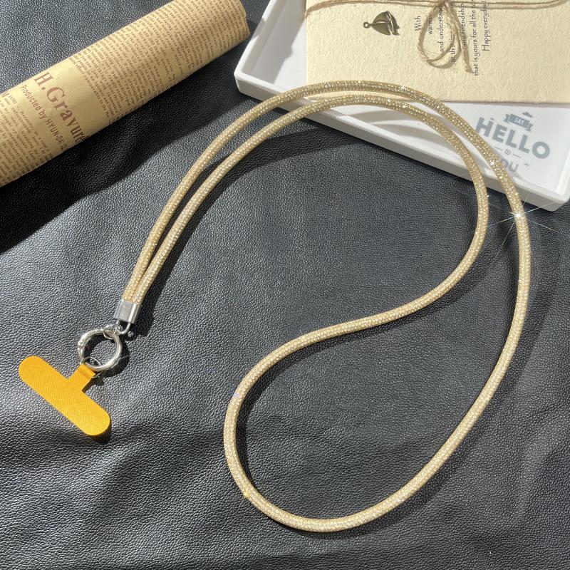 Yi Lian Acrylic Beaded Phone Chain: Pearl Crossbody Strap Charm for Women